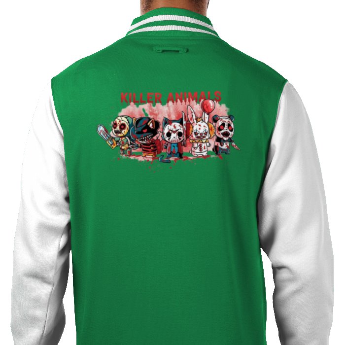 Killer Animals Theme Varsity Jacket