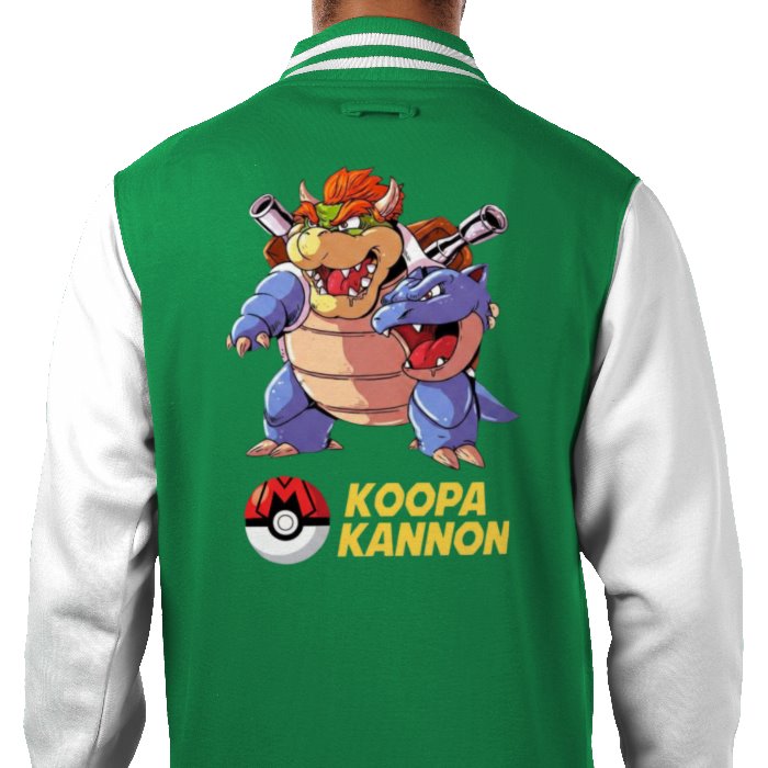 Super Mario x Pokémon - Koopa Kannon Varsity Jacket