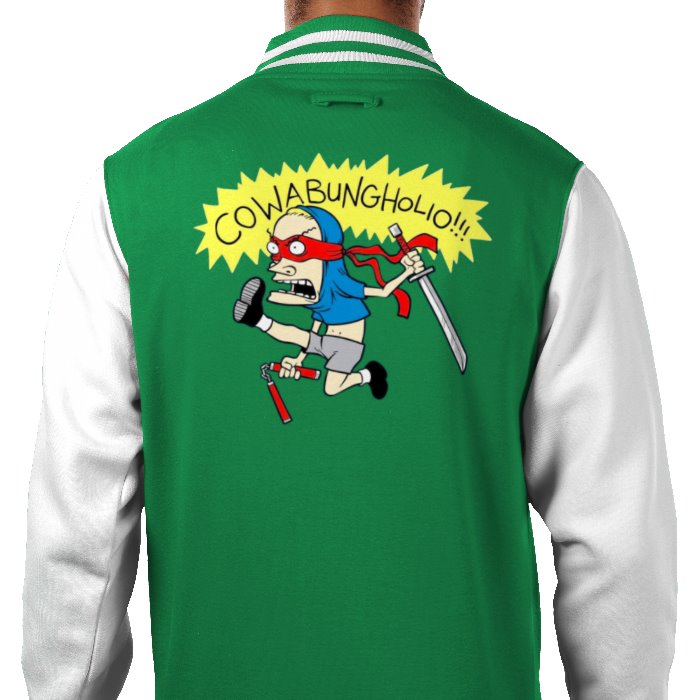 Beavis & Butt Head x Teenage Mutant Ninja Turtles - CowaBungHolio Varsity Jacket