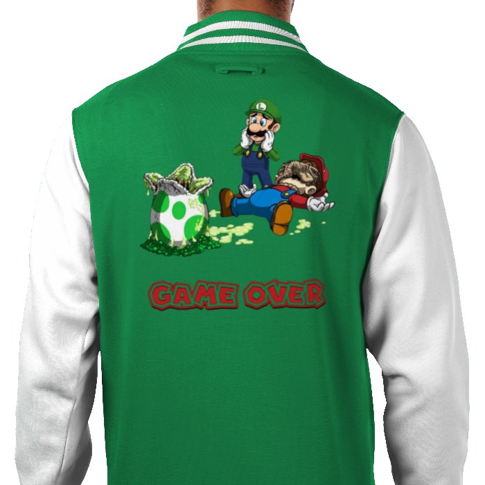 Super Mario x Aliens - Xeno Egg Varsity Jacket