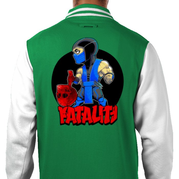 Mortal Kombat - Sub Zero Fatality Varsity Jacket