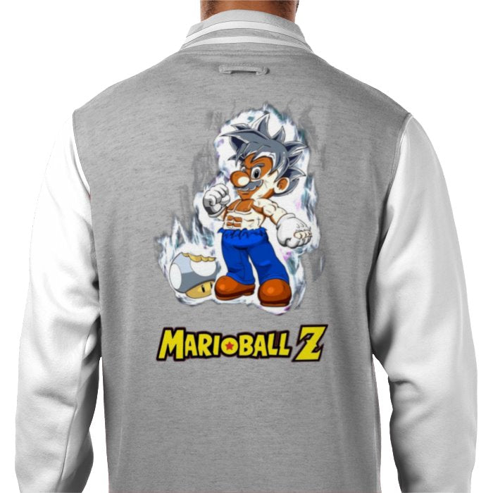 Super Mario x Dragonball Z - Ultra Instinct Varsity Jacket