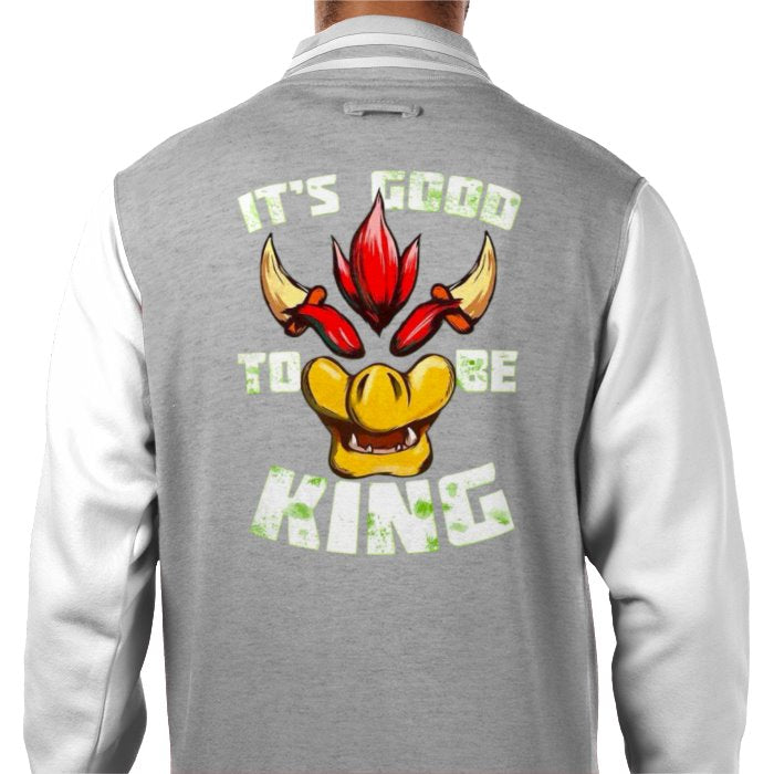 Super Mario Bro's - Its Good To Be King Theme Varsity Jacket