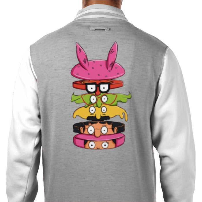 Bobs Burgers - Sliced Burger Varsity Jacket