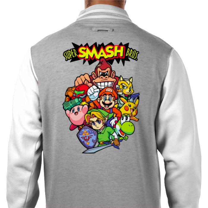 Super Smash Bro's - Theme Varsity Jacket