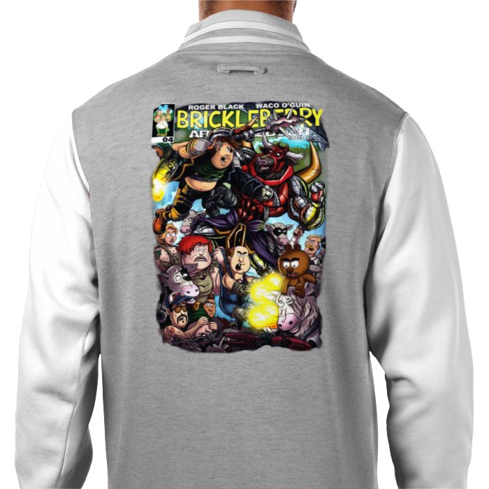 Brickleberry - Comic Theme Varsity Jacket