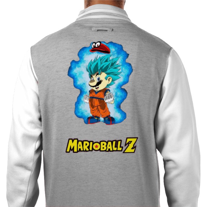 Super Mario x Dragonball Z - Super Saiyan Mario Varsity Jacket