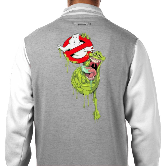 Ghostbusters - Slimer & Logo Varsity Jacket