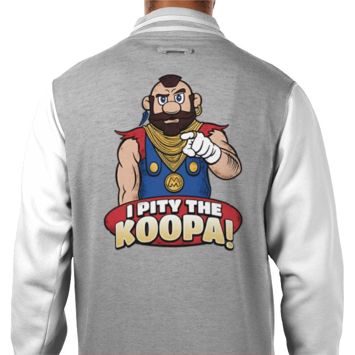 Super Mario x The A Team - I Pity The Kuppa Varsity Jacket