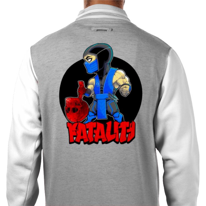 Mortal Kombat - Sub Zero Fatality Varsity Jacket