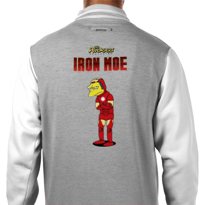 The Simpsons & Iron Man - Iron Moe Varsity Jacket