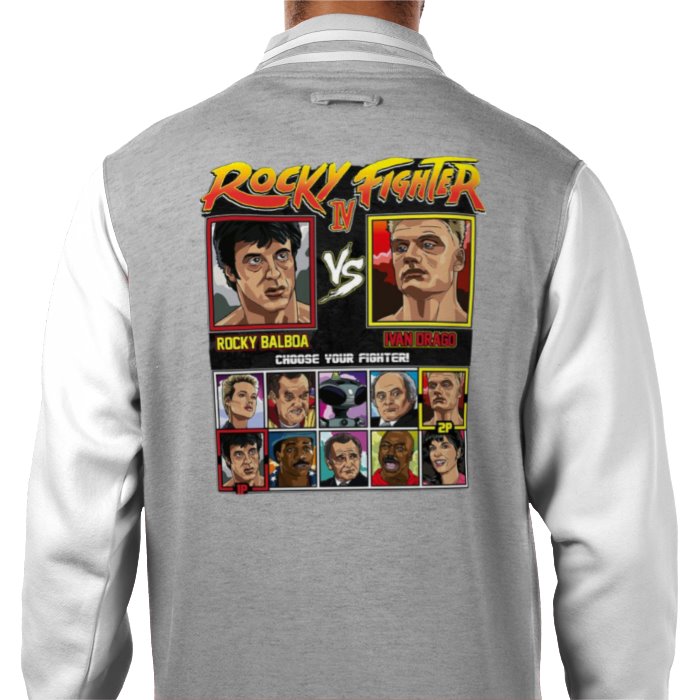 Rocky & Street Fighter - Rocky Fighter Varsity Jacket