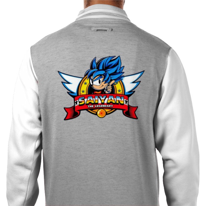 Sonic & Dragonball Z - Sonic The Saiyan Varsity Jacket