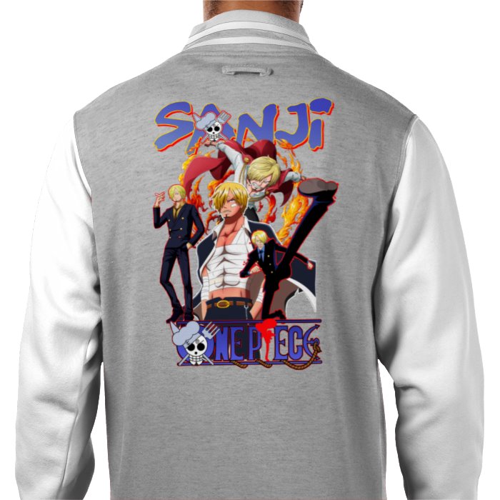 One Piece - Sanji Theme 3 Varsity Jacket