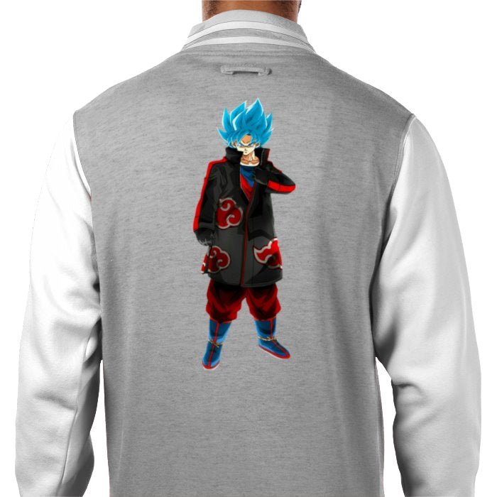 Dragon Ball Z & Naruto - Goku Akatsuki Varsity Jacket