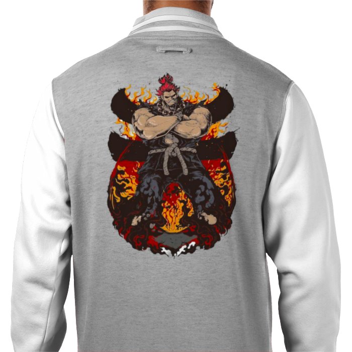 Street Fighter - Akuma Pose Varsity Jacket