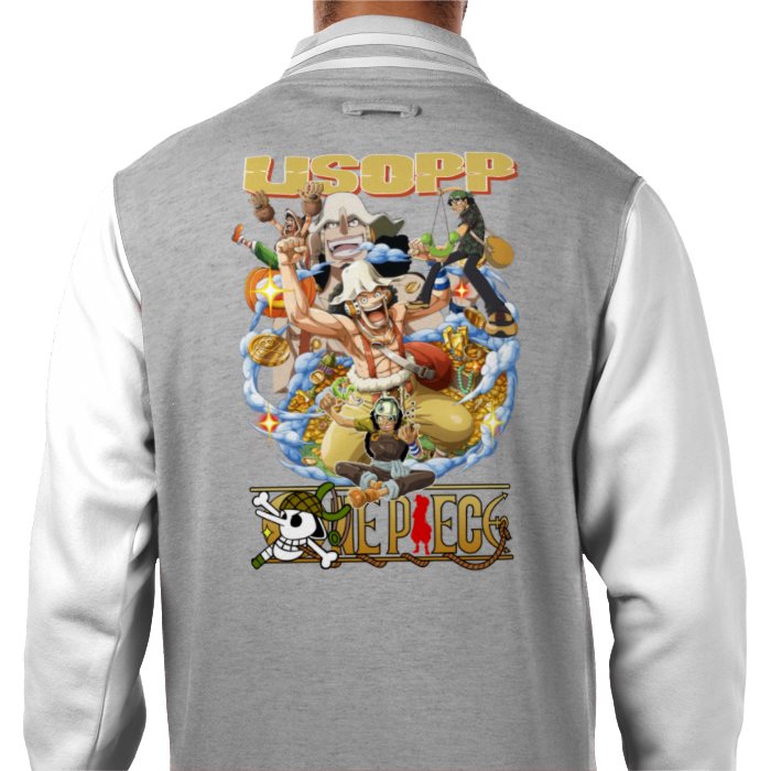 One Piece - Usopp Theme 1 Varsity Jacket