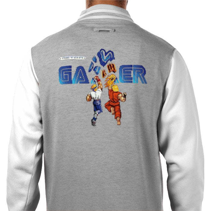 Street Fighter & Sega - Retro Gamer Varsity Jacket