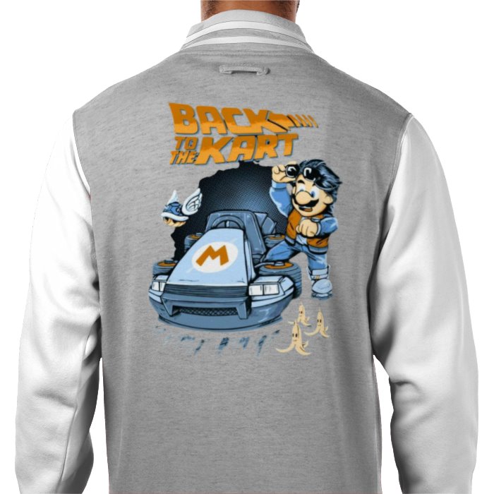 Mario Kart & Back To The Future - Back To The Kart Varsity Jacket