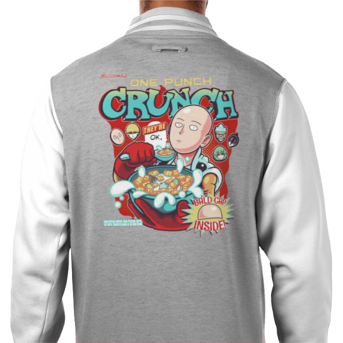 One Punch Man - One Crunch Varsity Jacket