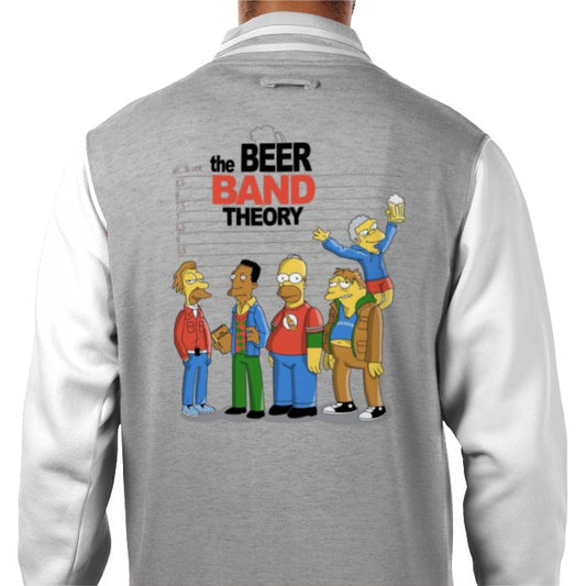 The Simpsons & The Big Bang Theory - Beer Band Theory Varsity Jacket