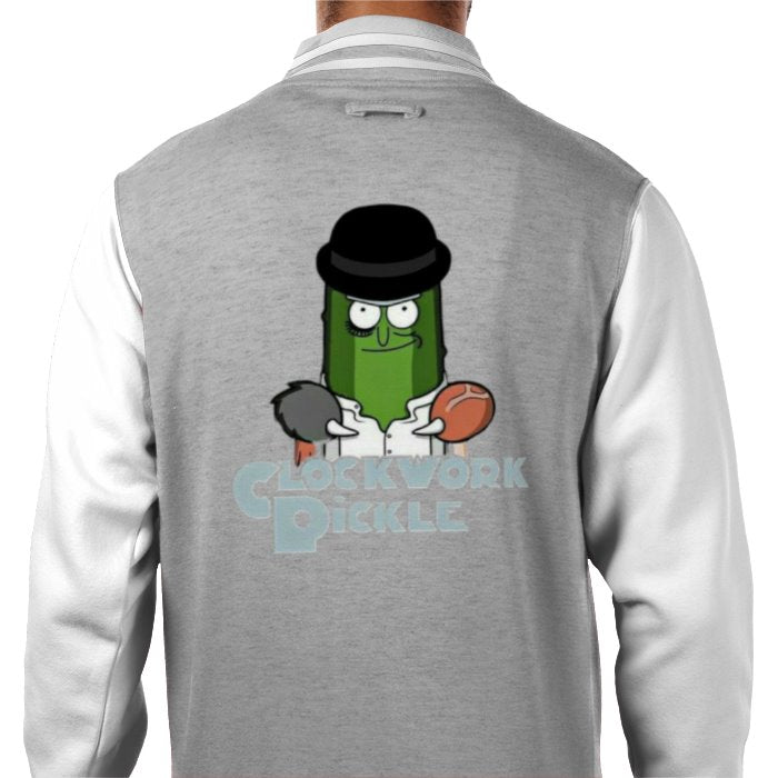 Rick & Morty & A Clockwork Orange - A Clockwork Pickle Varsity Jacket