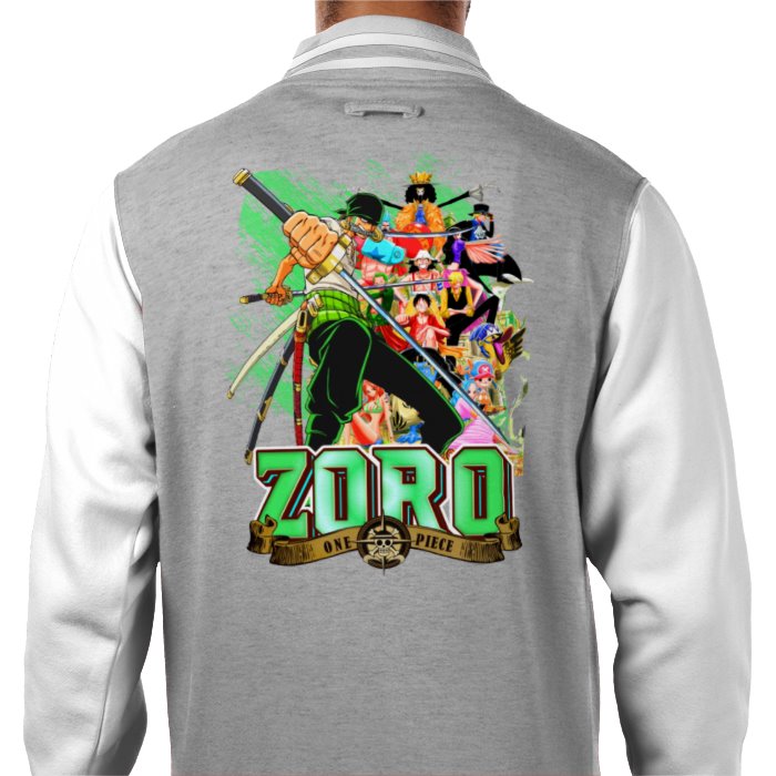 One Piece - Zorro Theme 3 Varsity Jacket