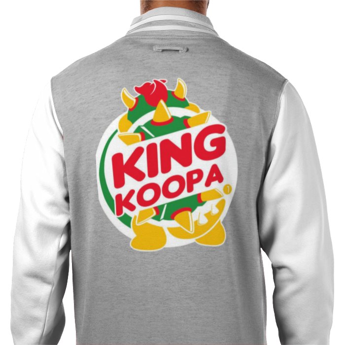 Super Mario Bro's & Burger King - King Koopa Varsity Jacket