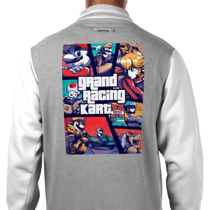 Mario Kart & Grand Theft Auto - Grand Racing Kart Varsity Jacket