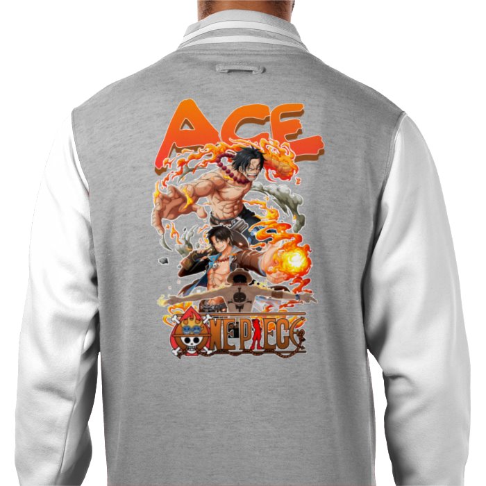 One Piece - Ace Theme 2 Varsity Jacket