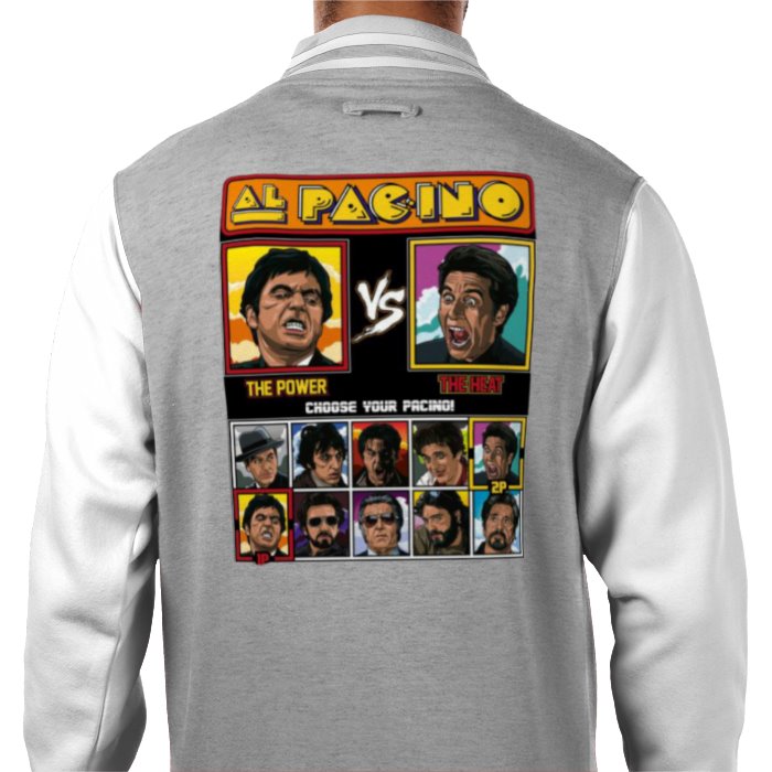 Al Pacino & Pac Man & Street Fighter - Al Pac-ino Fighter Varsity Jacket