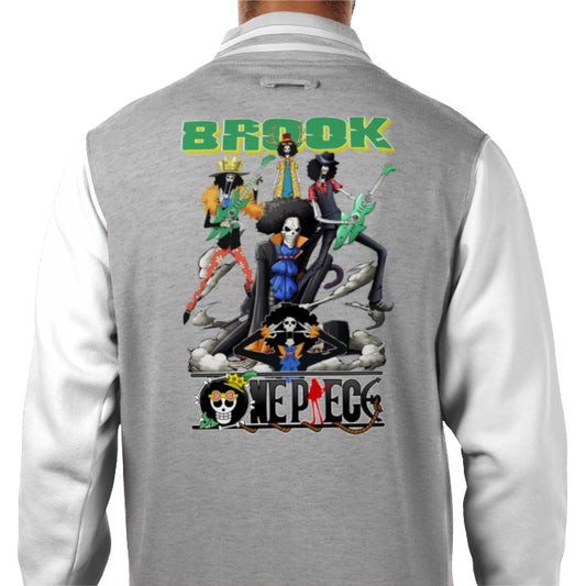 One Piece - Brook Theme 3 Varsity Jacket