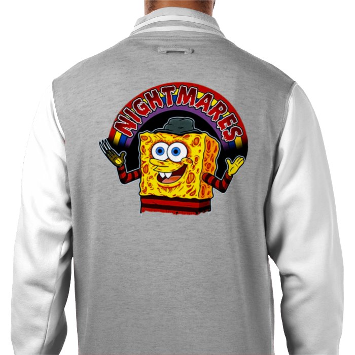 SpongeBob SquarePants & A Nightmare On Elm Street - Nightmares Varsity Jacket