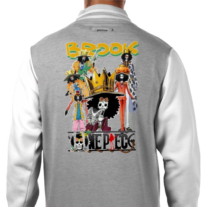 One Piece - Brook Theme 2 Varsity Jacket