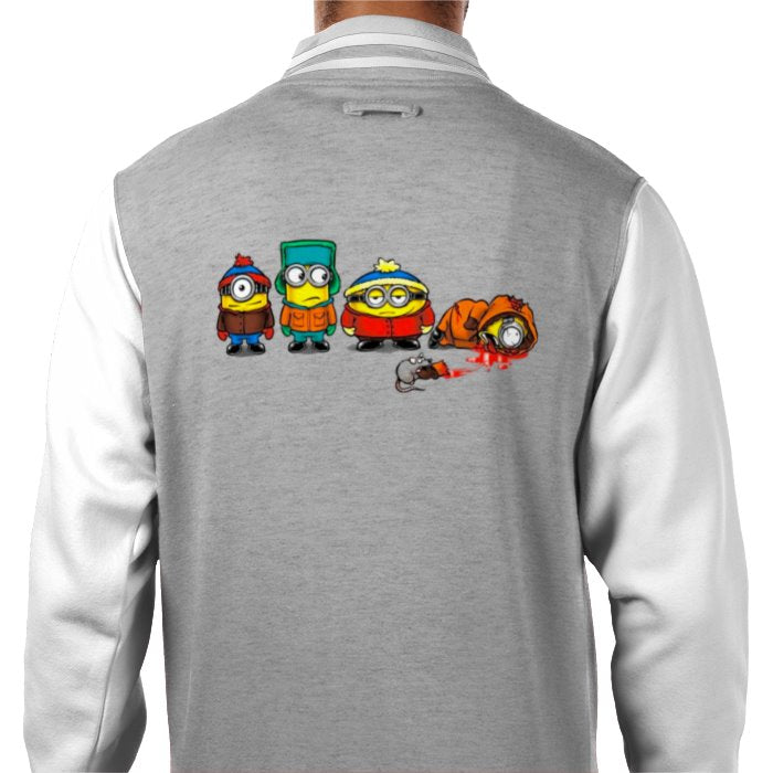 Minions & South Park - Oh My God! They Killed Kevin Varsity Jacket