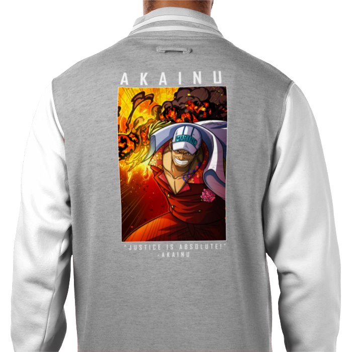 One Piece - Akainu Theme 2 Varsity Jacket