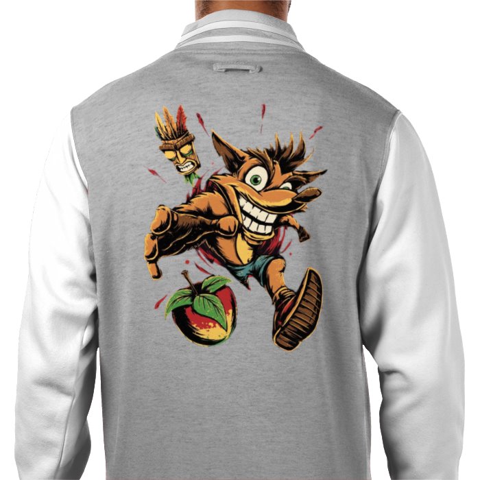 Crash Bandicoot Varsity Jacket