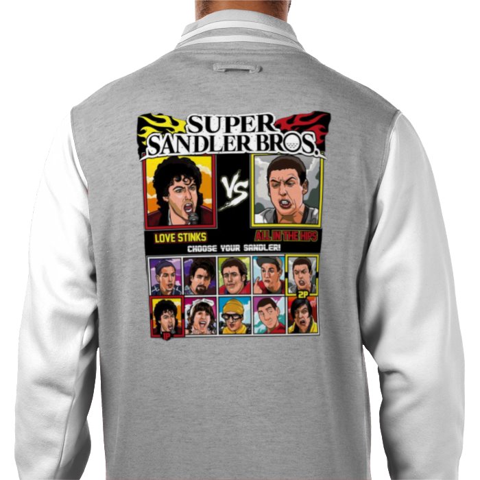 Super Smash Bro's & Adam Sandler - Super Sandler Bro's Varsity Jacket