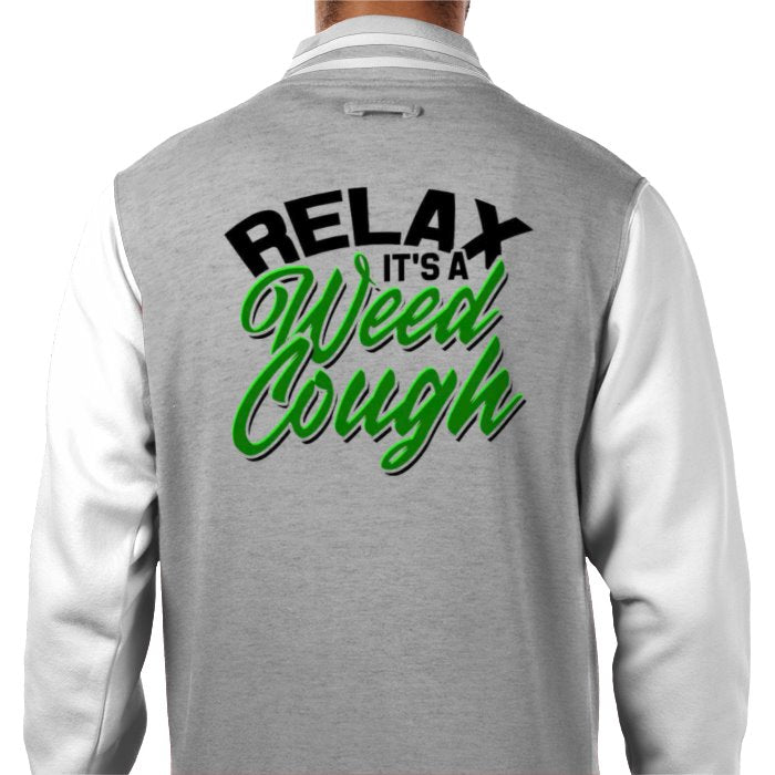 Weed Cough Varsity Jacket