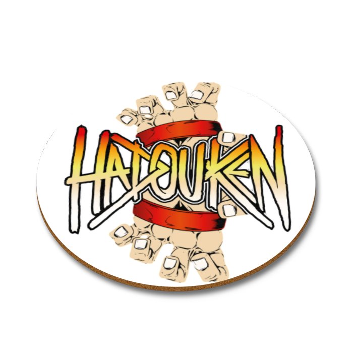Street Fighter - Hadouken Round Coasters