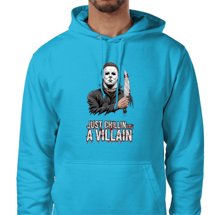 Halloween - Chilling Like A Villain Pocket Hoodie