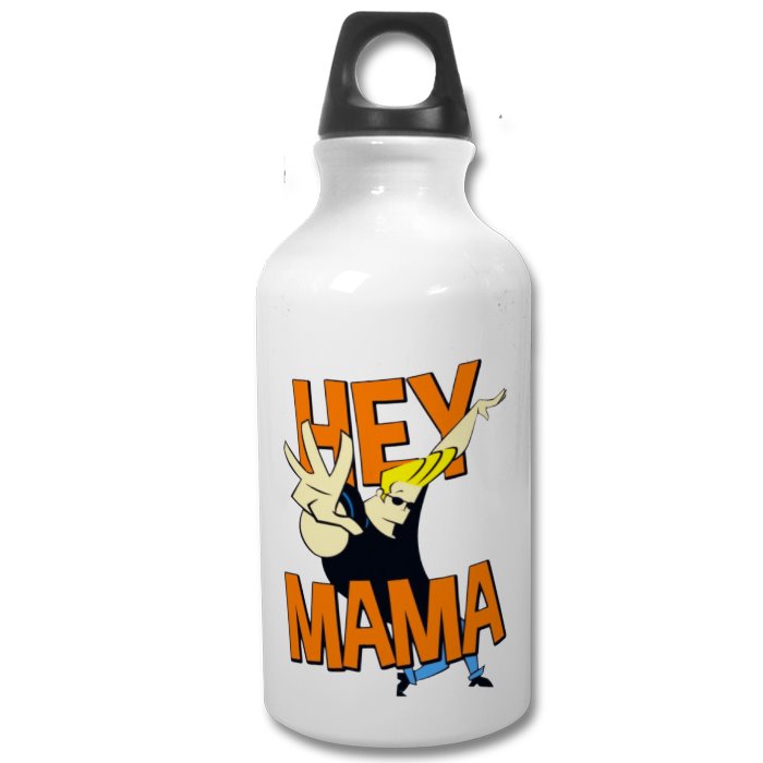 Johnny Bravo - Hey Mama Water Bottle