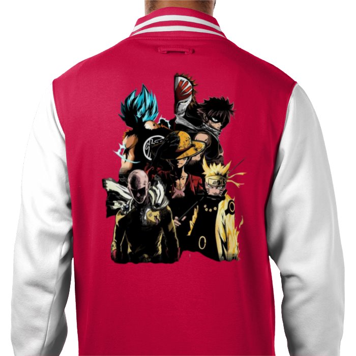 Anime - Heroes Crossover Varsity Jacket