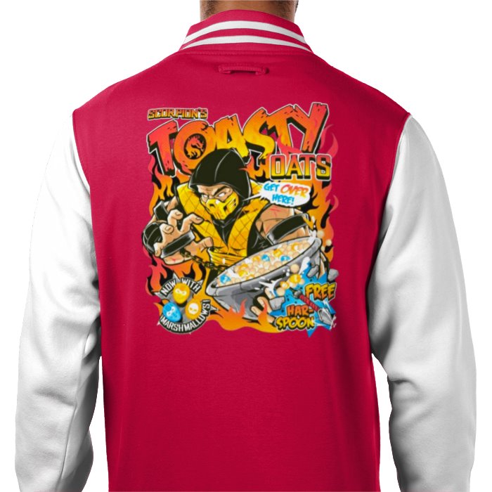 Mortal Kombat - Scorpions Toasty Oats Varsity Jacket