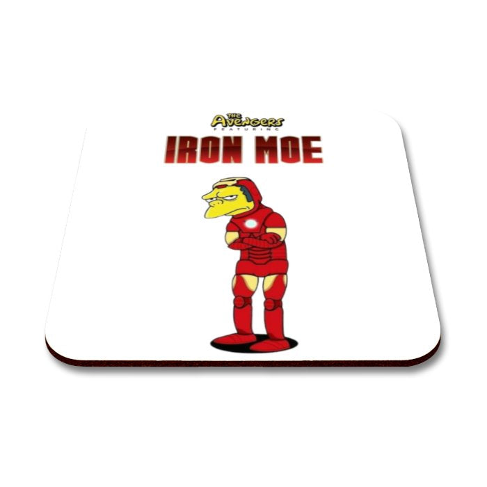 The Simpsons x Iron Man - Iron Moe Square Coaster