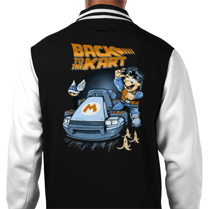 Mario Kart & Back To The Future - Back To The Kart Varsity Jacket