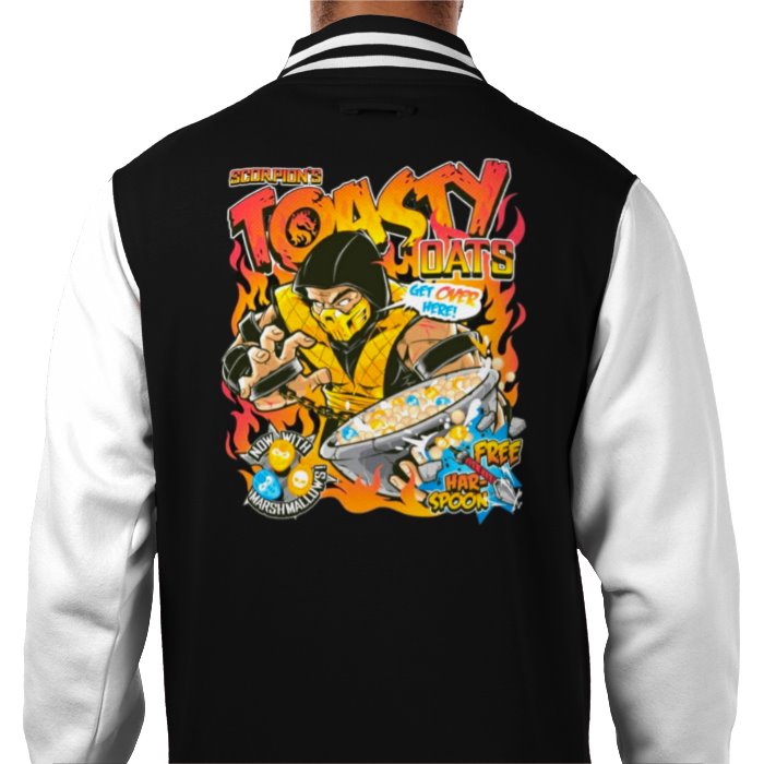 Mortal Kombat - Scorpions Toasty Oats Varsity Jacket