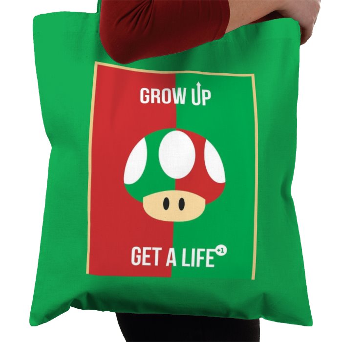 Super Mario Bro's - Get A Life Tote Bag