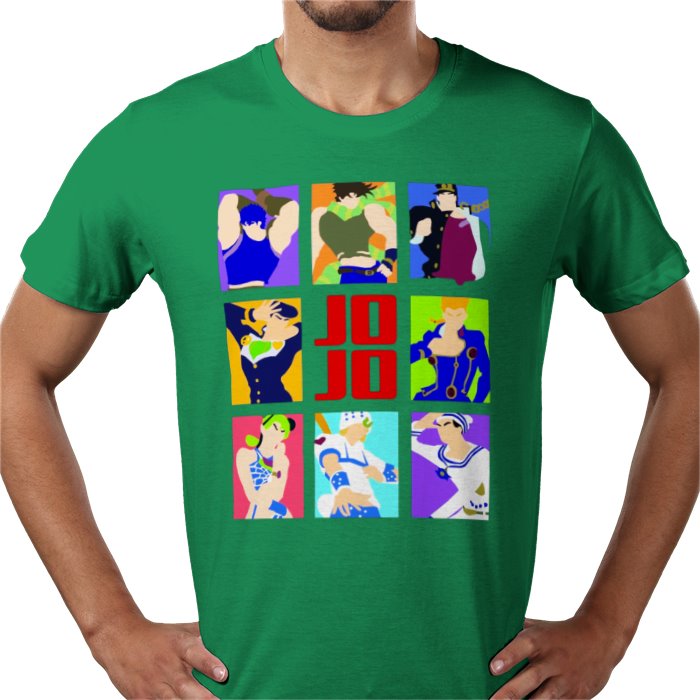JoJo's Bizarre Adventure - Box Collage T-Shirt