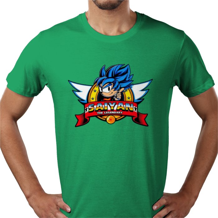 Sonic x Dragonball Z - Sonic The Saiyan T-shirt